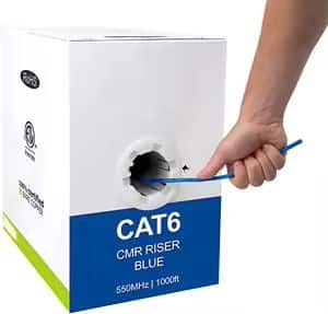 Rouleau câble réseau CAT 6 (305m) – Haute performance pour vos installations réseau