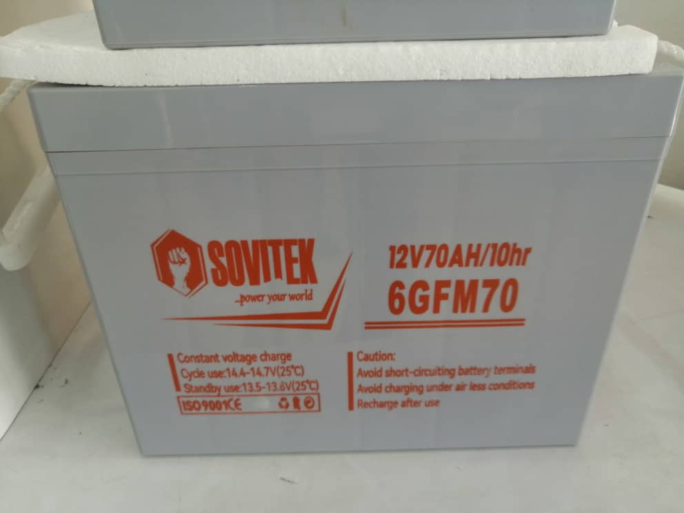 SOVITEK Batterie GEL 12V 70Ah