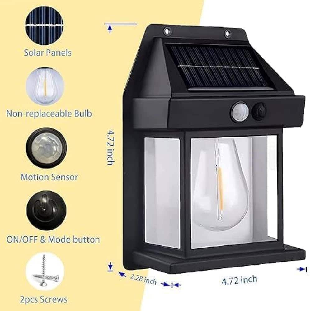 Lampe Murale Solaire Interactive