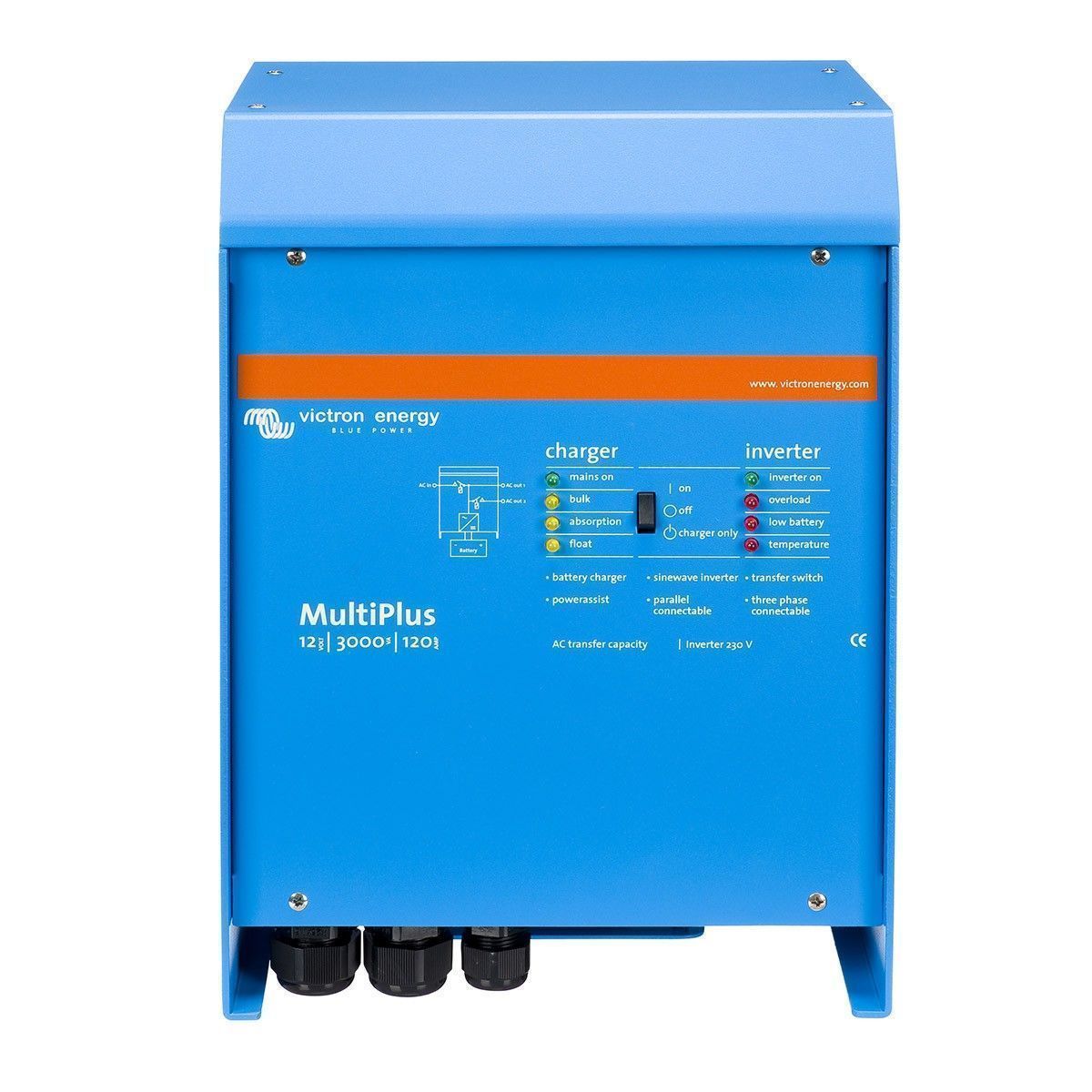 Convertisseur-Chargeur Multiplus 3000VA 12V 16A-120A Victron Energy - Akwa Marketplace